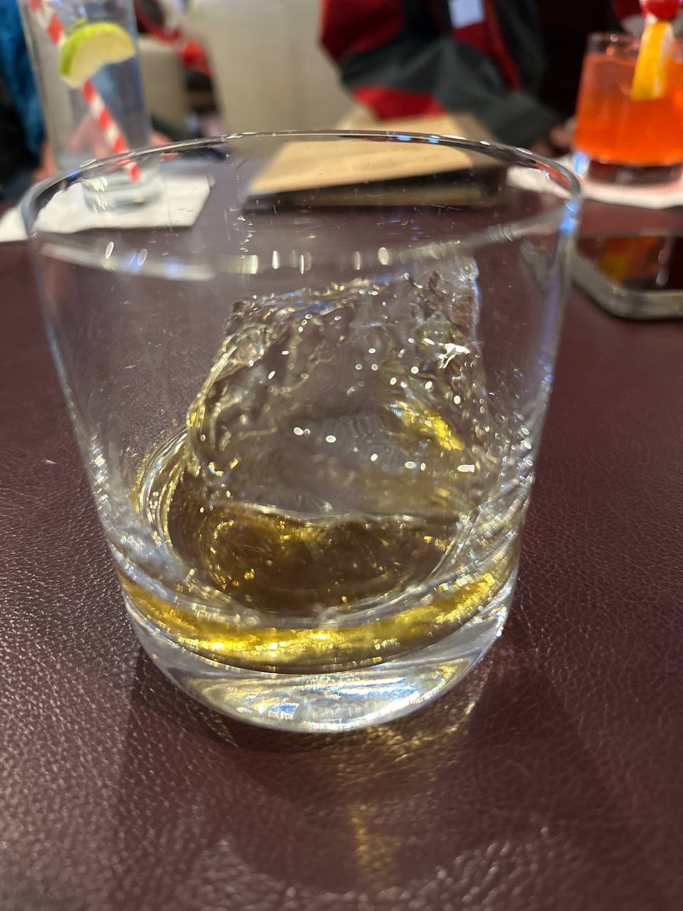 Whiskey on Antarctica Ice
